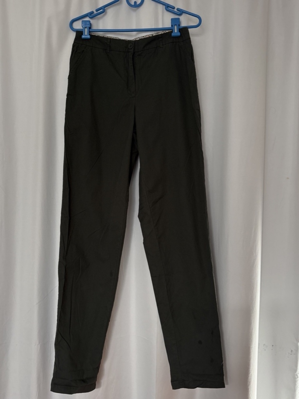 LONG TALL SALLY Size Olive Green Khaki Pants 100% Cotton